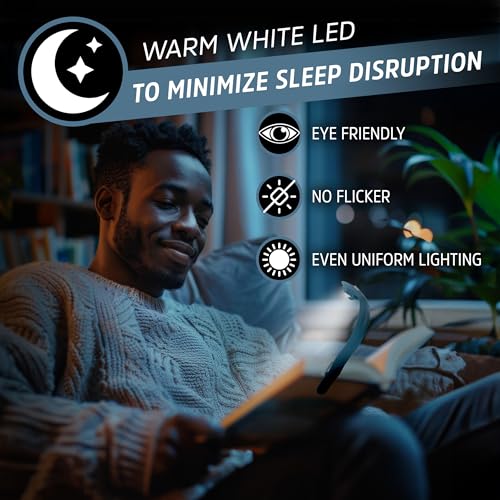 Energizer Rechargeable Clip-On Book Light with Warm LED