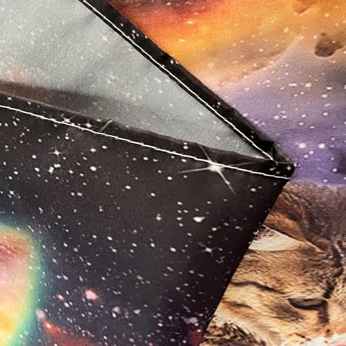 Cool Cat Tapestry Wall Hanging - Starry Sky & Galaxy Design, 40x30