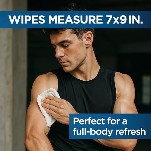 Defense Soap All Natural Peppermint Body Wipes with Tea Tree Oil - 40 Count