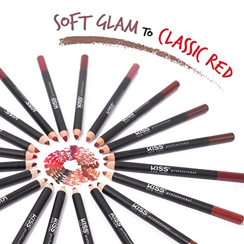 Kiss New York Slim Long-Wear Lip Liner Pencil - Matte Finish