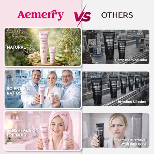 Facial Hair Removal Cream for Women ? Painless 2-in-1 Depilatory Kit with Calming Serum, Gentle Formula for Sensitive Skin, Upper Lip, Chin & Face Hair Remover, Fast 5 Min Smooth, 80ml + 10ml