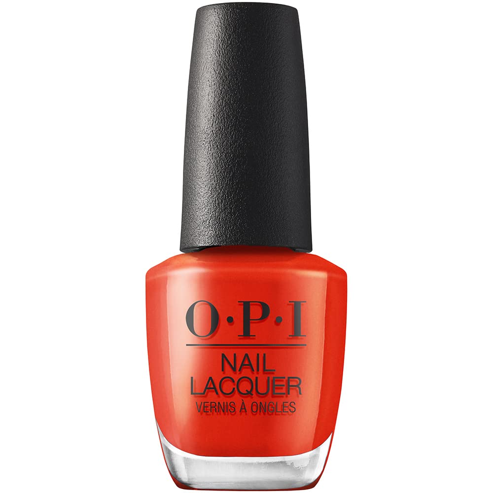 OPI Nail Lacquer Red Nail Polish - Crème, Shimmer & Glitter | Chip Resistant, Fast Drying | 0.5 Fl Oz