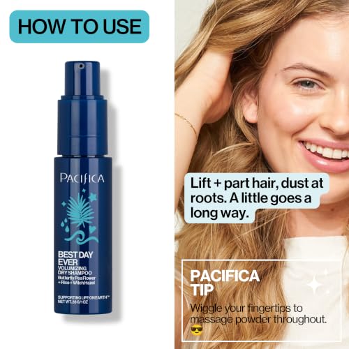 Pacifica Best Day Ever Dry Shampoo Powder - 1 Ounce, Non-Aerosol