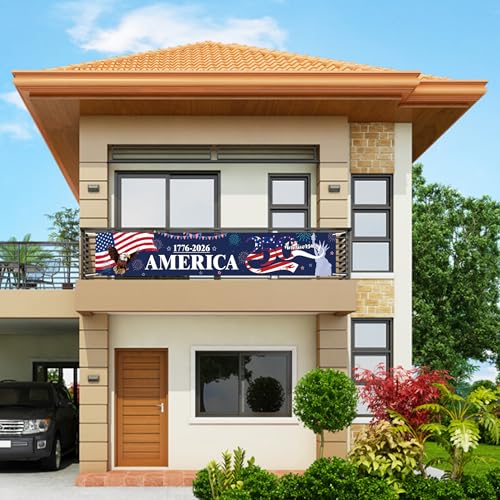 250th Anniversary Banner | Patriotic Outdoor Sign for 2026