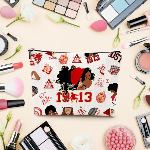 LONGXIN Large Capacity Waterproof Makeup Bag for Women - Paraphernalia Cosmetic Organizer