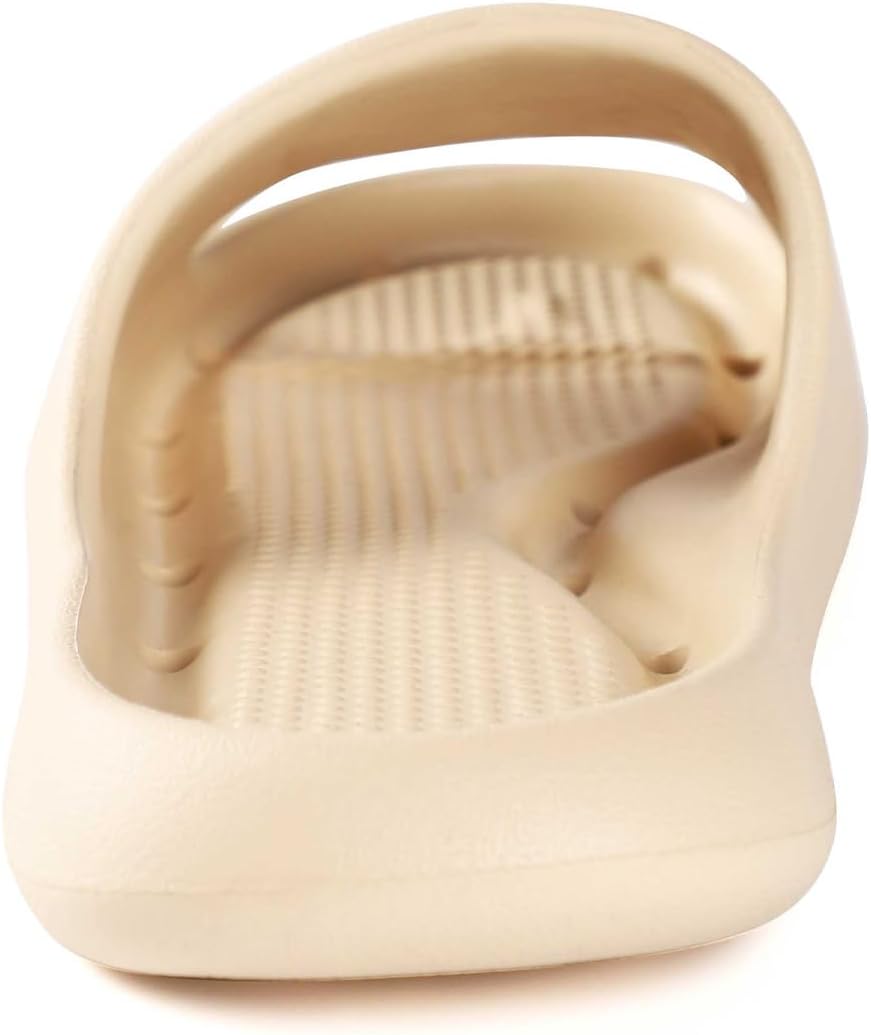 Arch Support Shower Shoes - Quick Drying Slide Sandals with Drain Holes | Soft Cushioned Anti-Slip Pool Slides for Comfort