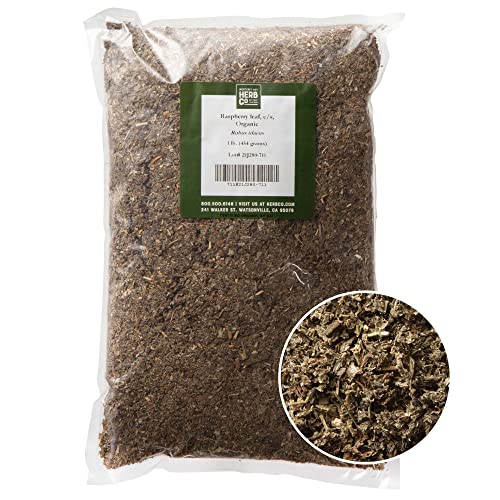 Organic Raspberry Leaf Cut & Sifted Tea - 1/4 lb, USDA Certified