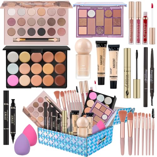 KAVCENT KT18 Eyeshadow Medium Makeup Kit for Teens & Women - Full Set