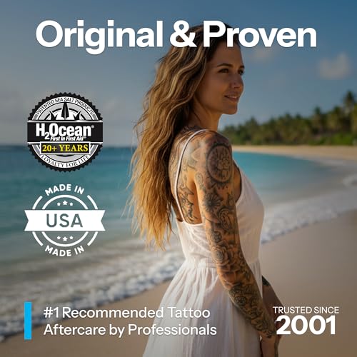 H2Ocean Antibacterial Tattoo Aftercare Foam Soap - 7 Fl Oz
