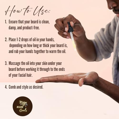 Black Seed Beard Oil for Men - Natural Growth, Hydration & Strength, 2oz