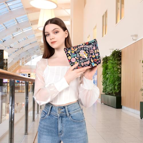 K-Pop Makeup Bag - Just A Girl Who Loves K-Pop Cosmetic Travel Pouch