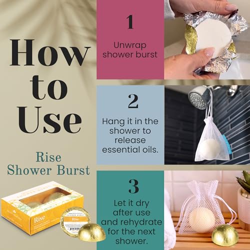 Rise Shower Burst Duo Pack by hydraAromatherapy - Spa Experience