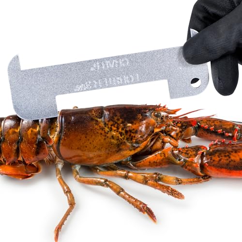 Lobster and Crab Gauge Measuring Tool - 2 Pack Aluminum, 3.25" & 5"