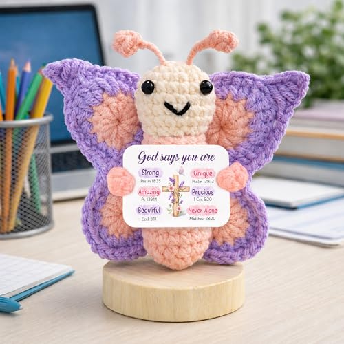Handmade Crochet Butterfly Keepsake - Christian Gifts for Women