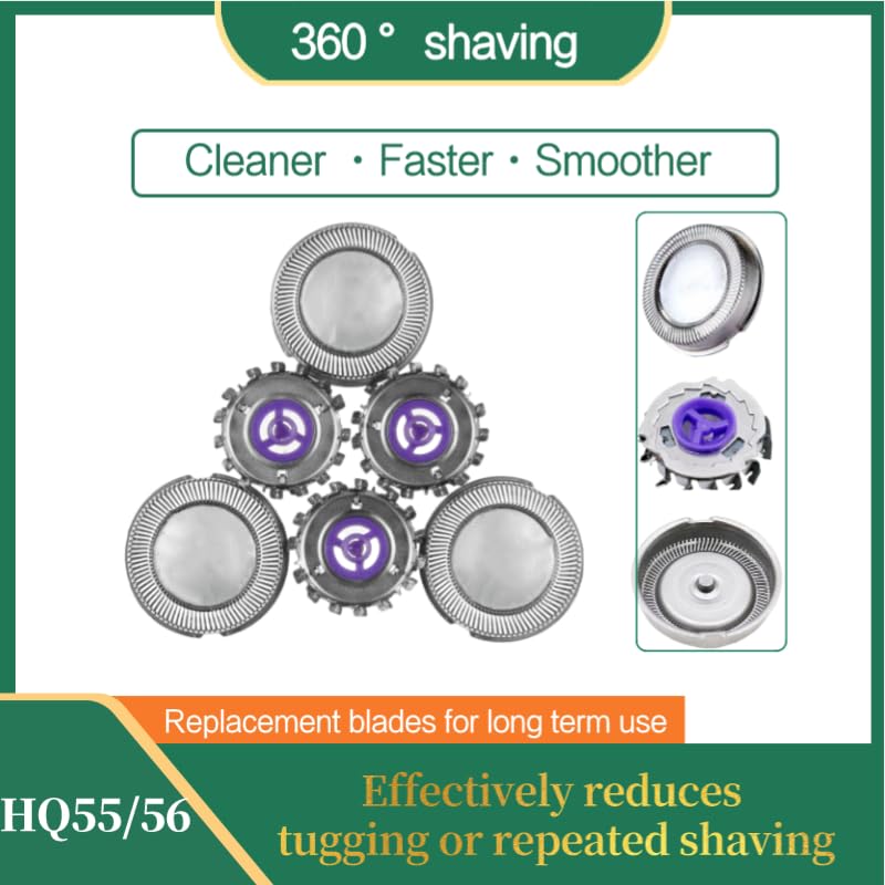 3PCS HQ56 Replacement Razor Blades for Norelco Electric Shavers