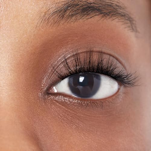 KISS Matte Black Faux Mink Lashes, 18mm-20mm, 4 Pairs