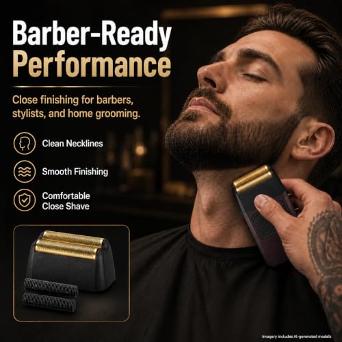 Gold Foil Replacement Heads for Wahl 7031-100/7043-100 Shaver