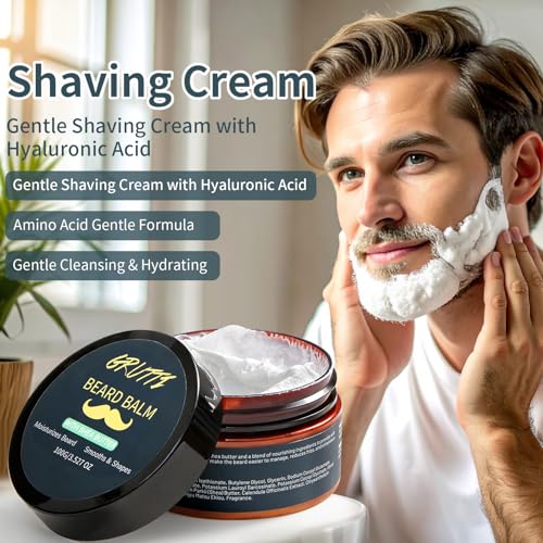 Premium 9-Piece Men’s Shaving Kit with Oil, Cream, and Accessories