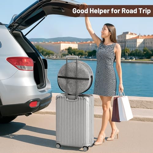 Collapsible Cowboy Hat Box for Travel & Storage - 5 Cap Organizer