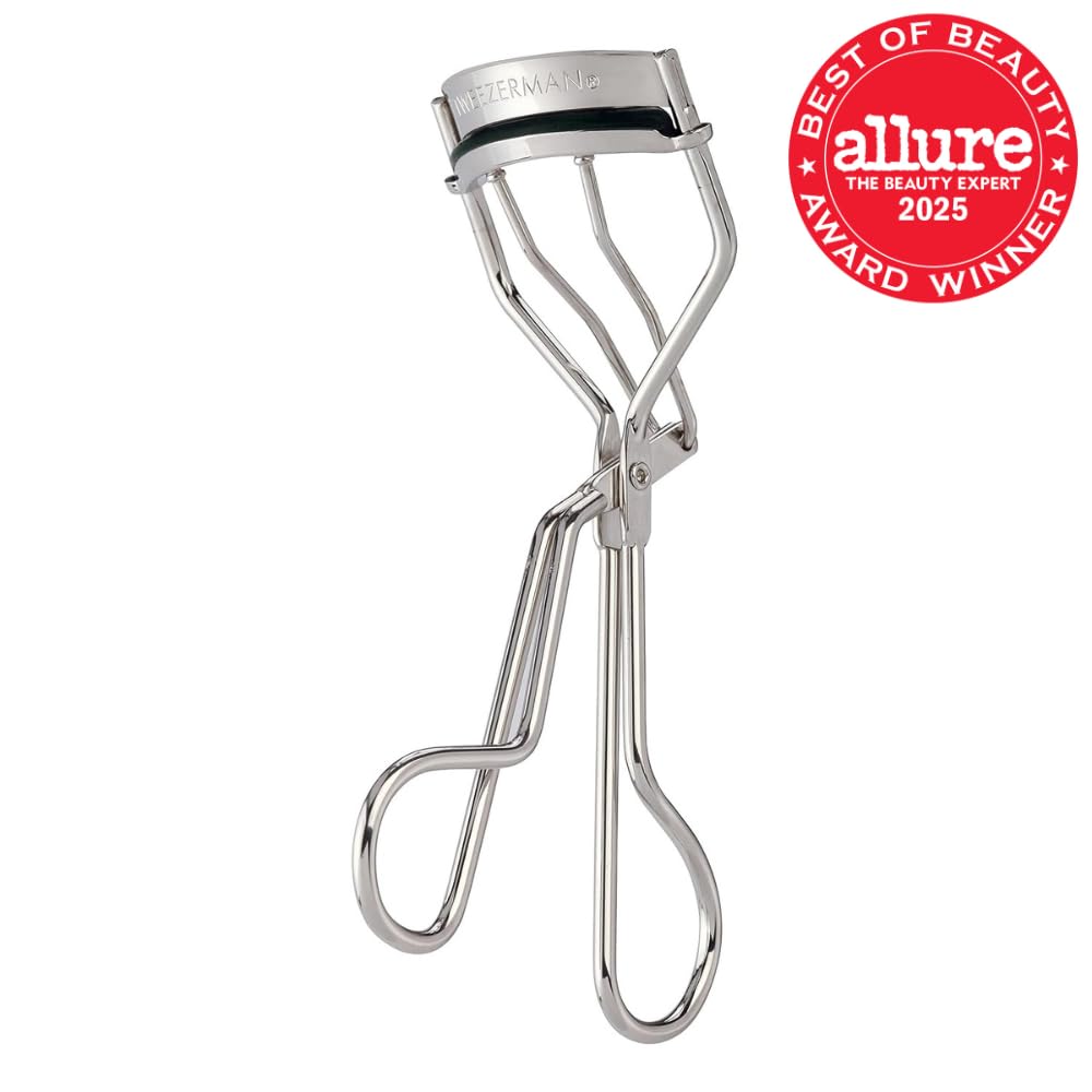 Tweezerman Classic Eyelash Curler - Makeup Tool for All Eye Shapes | Includes Refill Pads