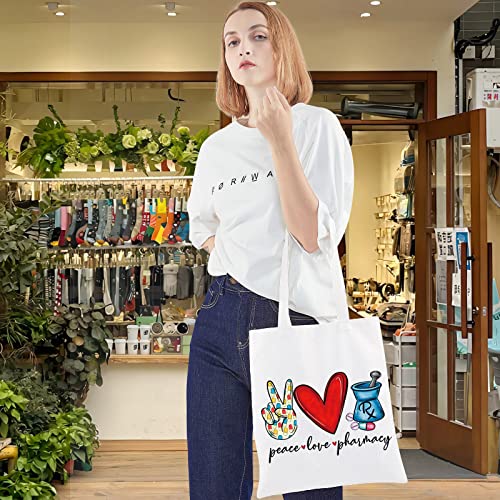 LEVLO Pharmacist Tote Makeup Bag - Peace Love Pharmacy Gift