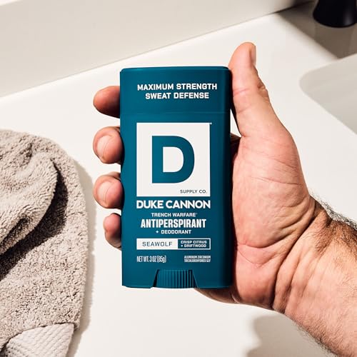 Duke Cannon Seawolf Aluminum-Free Deodorant for Men - 3 oz