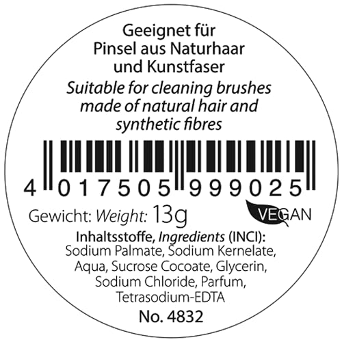 da Vinci Mini Cosmetic Brush Cleaning Soap - Natural Conditioning Formula