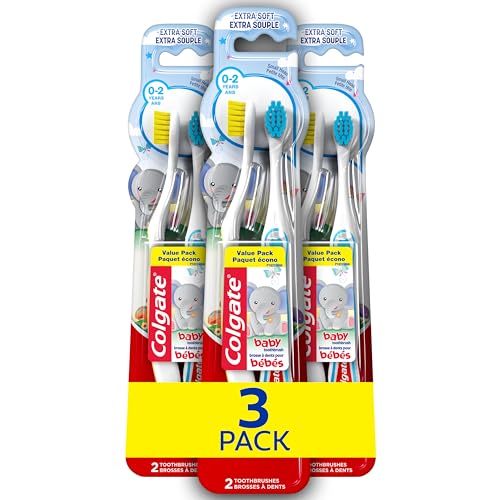Colgate My First Baby Toothbrushes, Extra Soft, 3 Pack