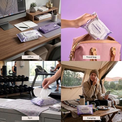 Mivida Hypoallergenic Makeup Remover Wipes - 25 Count