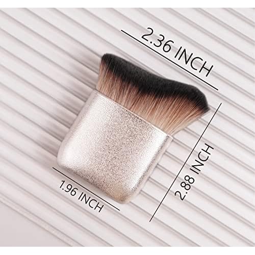 Self Tanner Brush GOERTI Body Makeup Brush for Flawless Leg Makeup, Kabuki Foundation Makeup Brush for Face & Body, Full Coverage Tanning Blend Applicator for Self Tanner, Bronzer & Lotion Tan Mousse
