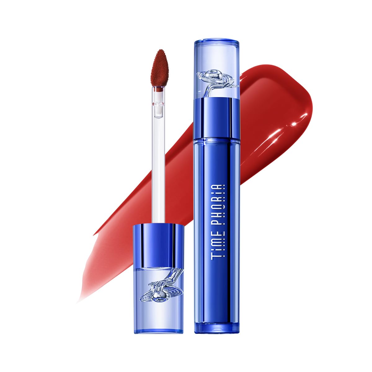 TIMEPHORIA Aphrodite Everlasting Glossy Tint Lip Gloss 002 Thea - Glass-Like Shine Finish, Long-Lasting Glossy Hydrating Tint Lip Stain, Buildable Rich Color, Moisturizing Non-Drying Lightweight