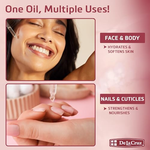 De La Cruz Vitamin E Oil for Face & Skin - 28,000 IU, No Preservatives, Vegan, Made in USA