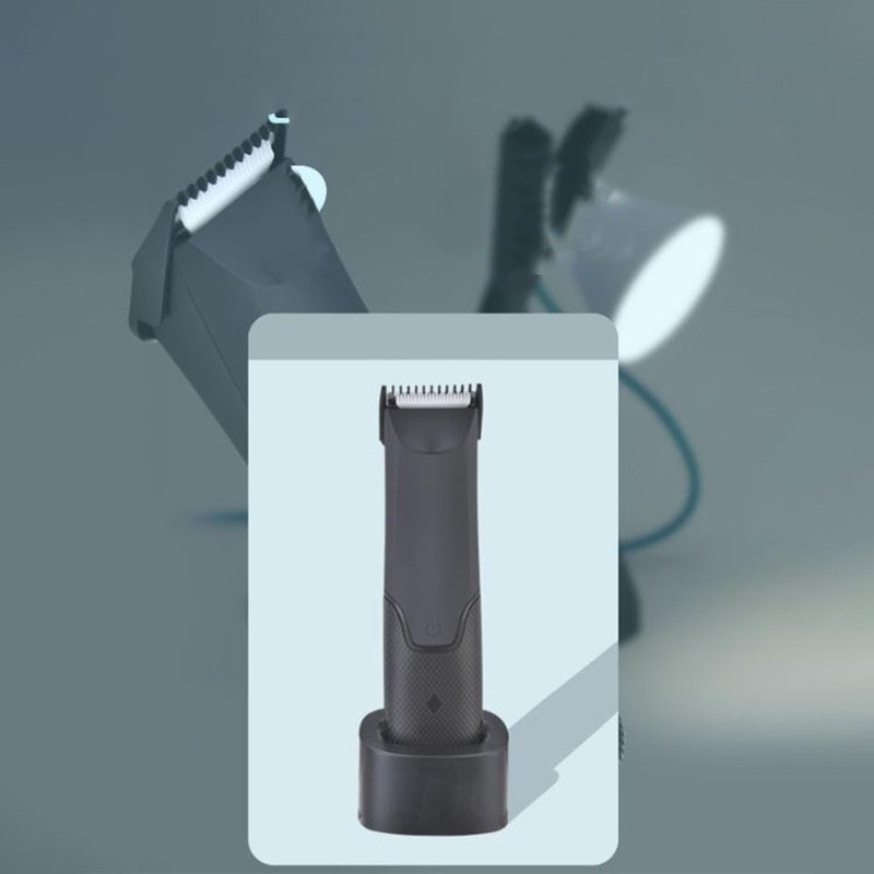 Yosoo Beard Trimmer, Portable Electric Hair Clipper Clippers for Men Mustache Trimmers for Men with Charging Base Gentle Hair Removal Blades for Whole Body Trimmer