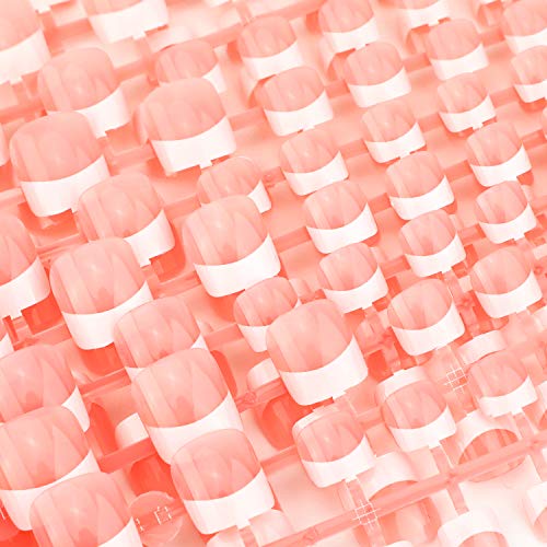 MWOOT 240Pcs French Nail Tips Set – 12 Sizes False Nail Tips for DIY Manicure