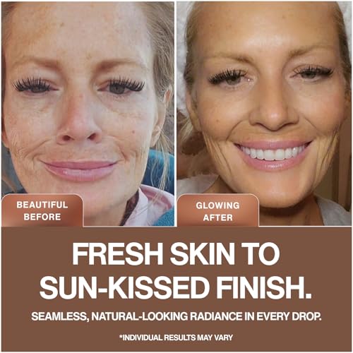 YEOUTH Face Tanning Drops - Customizable Self Tan for Glowing Skin
