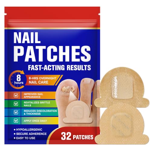 Fungal Nail Patches - Overnight Repair for Discolored & Thick Toenails | 32 PCS