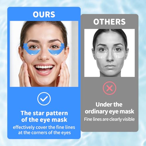 ANPODE 30 Pairs Hydrogel Under Eye Patches for Puffy Eyes and Dark Circles