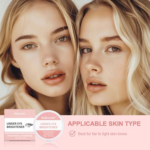 TEEROVA Under Eye Brightener Concealer for Dark Circles - Soft Pink