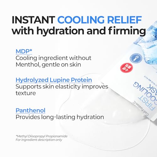 Cell Fusion C Cooling Sheet Mask - Hydrating & De-puffing (5EA)