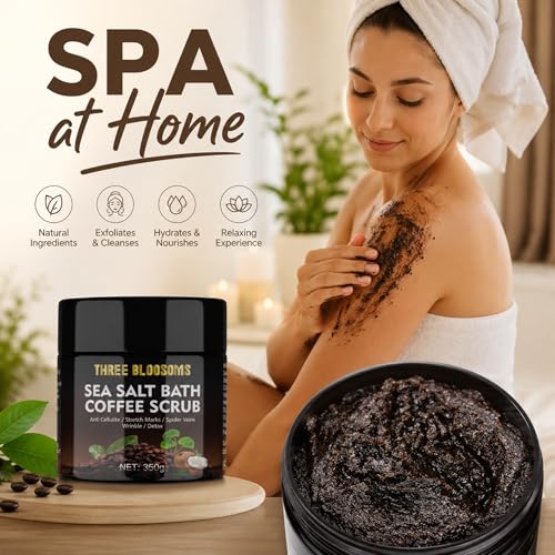 Coffee Scrub Body Exfoliator - 350g Anti-Cellulite & Anti-Aging