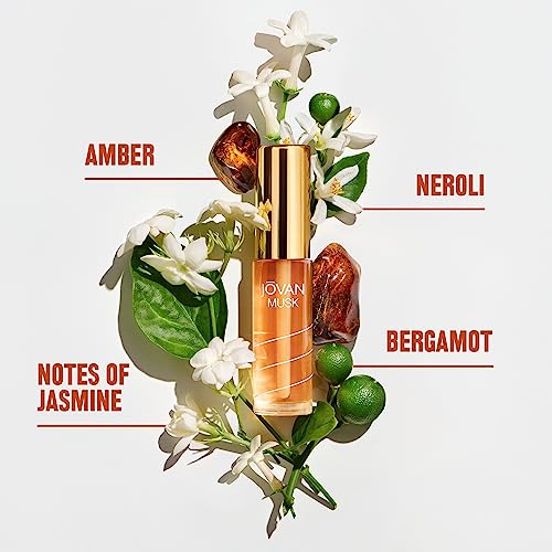 Jovan Musk Perfume Oil for Women - Floral Fragrance 0.33 fl oz