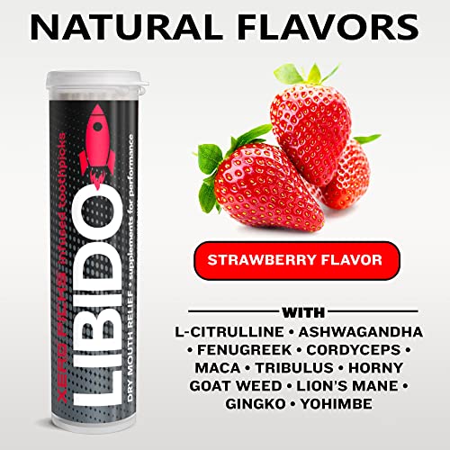 Xero Picks Strawberry Infused Toothpicks - 3 Pack for Fresh Breath