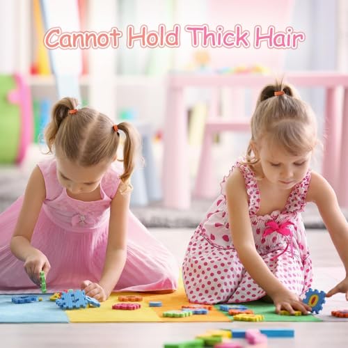 200PCS No Crease Elastic Hair Ties for Kids - Multicolor