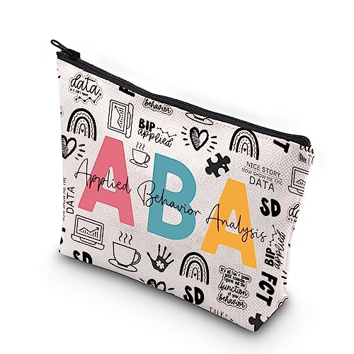 ABA Therapist Gift Survival Kit Zipper Pouch for Behavior Therapy - ABA Ap