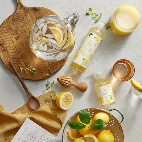 Thymes Lemon Leaf Hand Wash - 9oz Moisturizing Liquid Soap with Pump