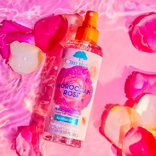 Tree Hut Moroccan Rose Fragrance Mist 6 Fl Oz (Pack of 2) - Hydrating Body Spray