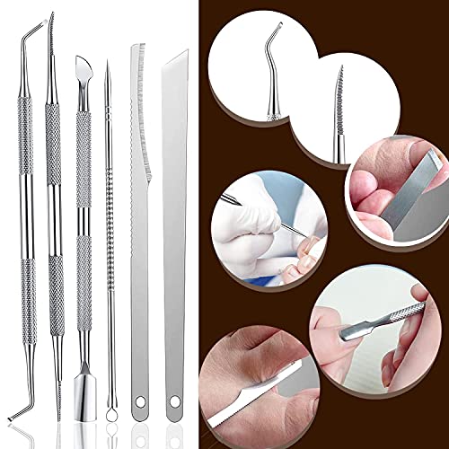 Ingrown Toenail Pedicure Tool Kit - 7-Piece Stainless Steel Care Set
