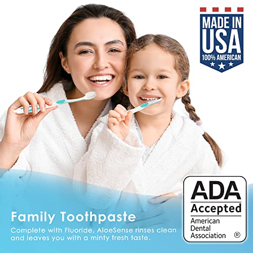 AloeSense Natural Soothing Toothpaste for Sensitive Teeth, 5oz (2-Pack)