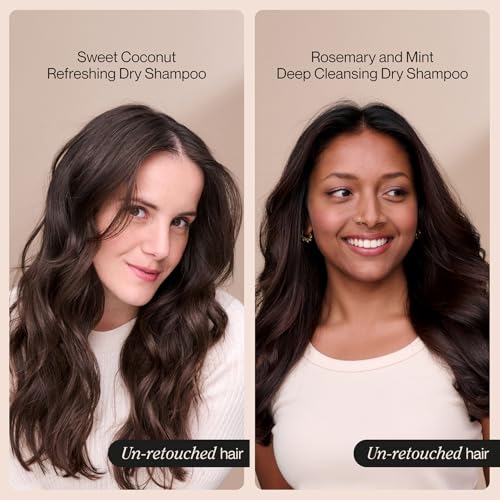 Suave Dry Shampoo Spray Variety 2-Pack: Rosemary Mint & Sweet Coconut