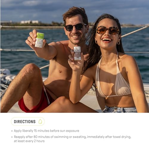 Raw Elements SPF 30 Mineral Face Sunscreen Stick, 0.5 oz Travel Size